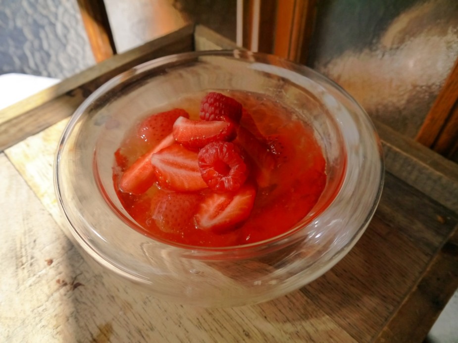 Le sirop aux fraise frais